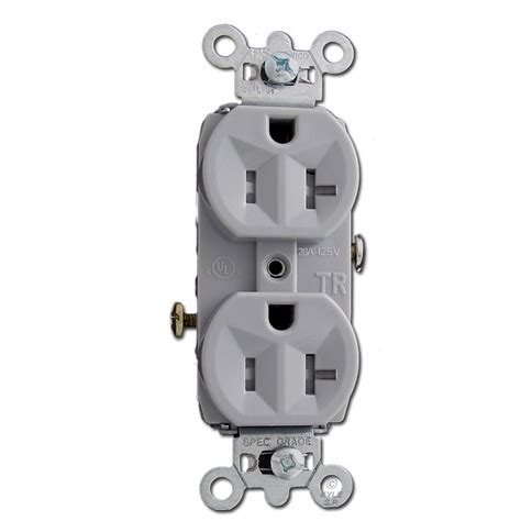 20a receptacle for electrical data and power boxes|Tamper Resistant Commercial Grade Receptacles TR20.